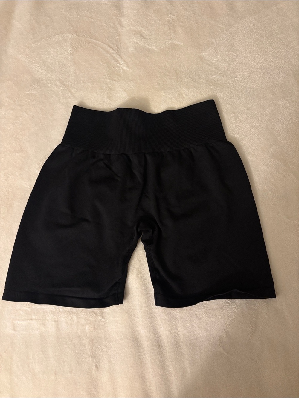 Scrunch butt Black Women’s High-Waist Active Shorts
